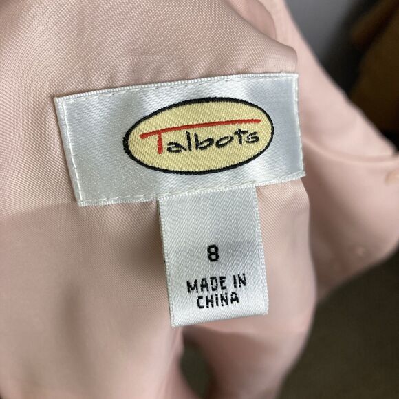 Talbots Light Pink Leather Jacket - Picture 8 of 11